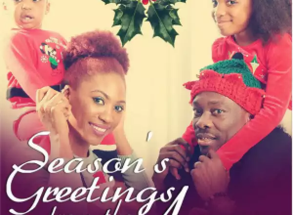 Julius Agwu And Family Shares Christmas Card [PHOTOS]  